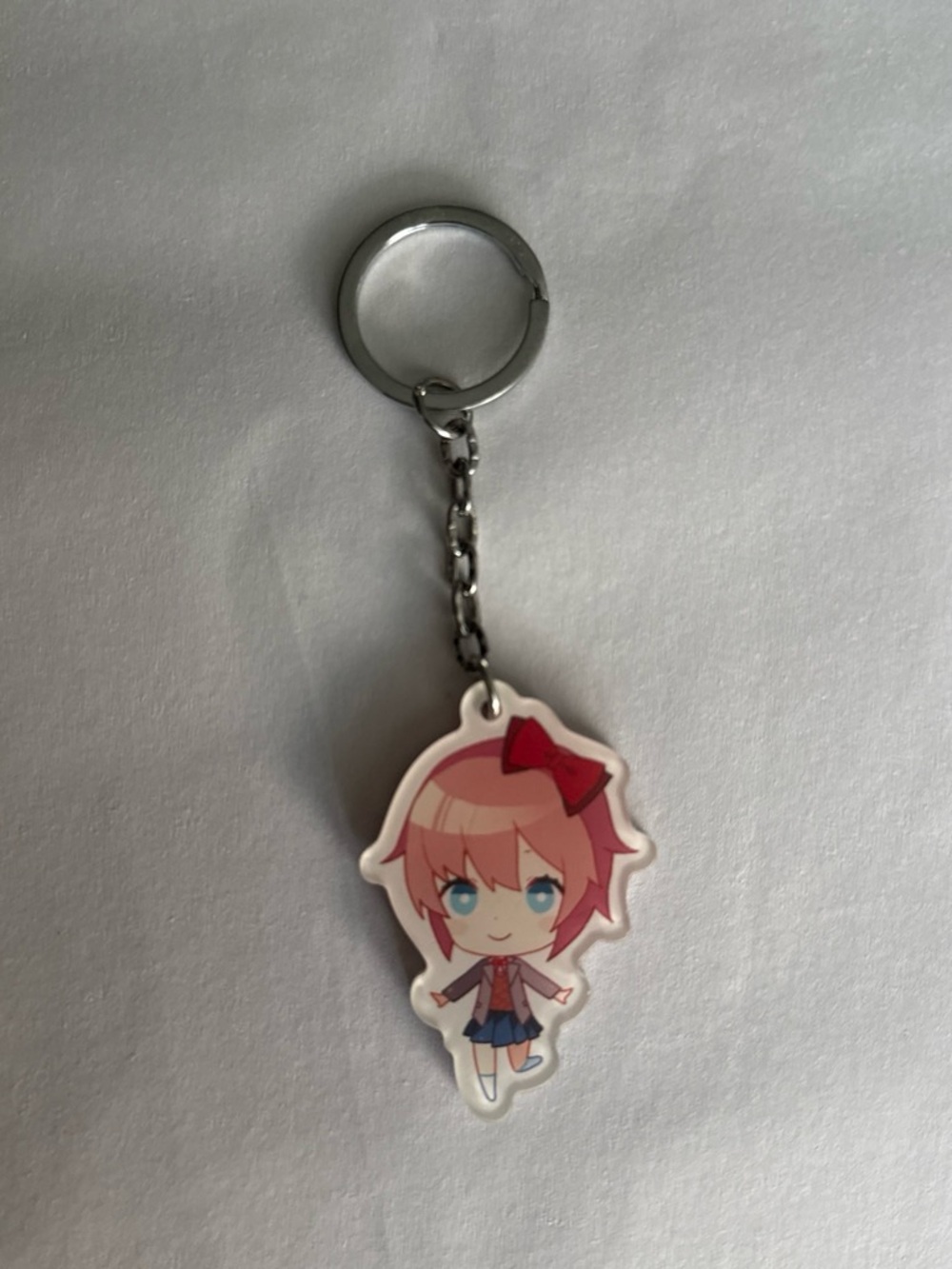 DokiDoki Literature Club DDLC Sayori Acrylic Mini Keychain Official Merch 2018